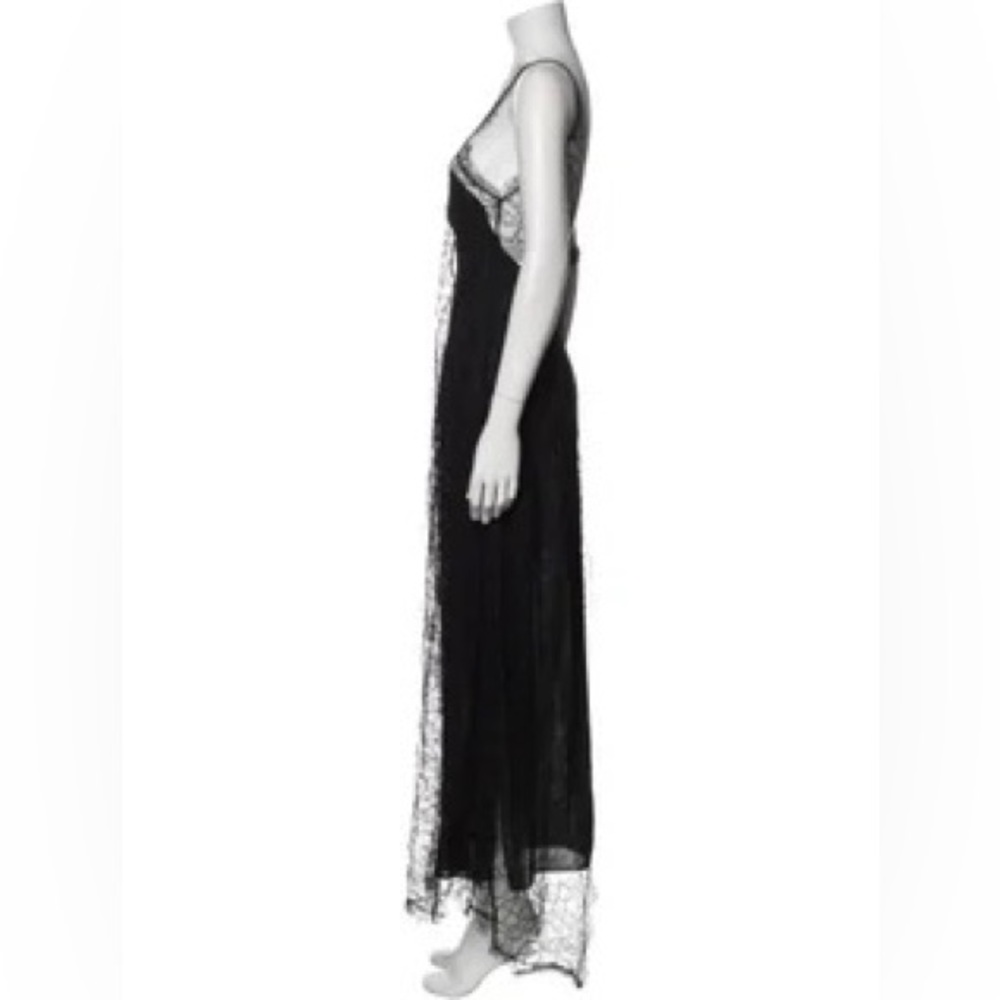 KHAITE Long Evening Dress in black. - Picture 5 of 10